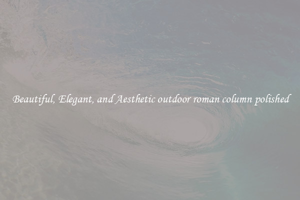 Beautiful, Elegant, and Aesthetic outdoor roman column polished