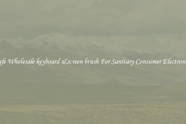 Safe Wholesale keyboard &screen brush For Sanitary Consumer Electronics