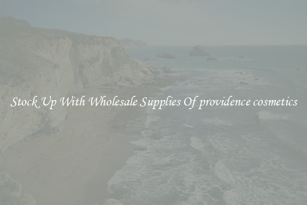 Stock Up With Wholesale Supplies Of providence cosmetics
