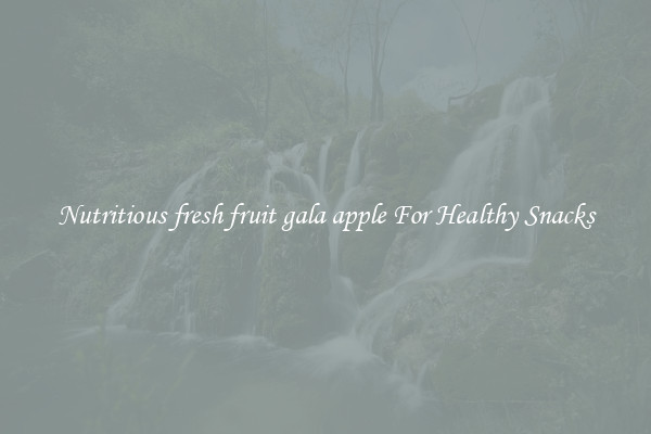 Nutritious fresh fruit gala apple For Healthy Snacks