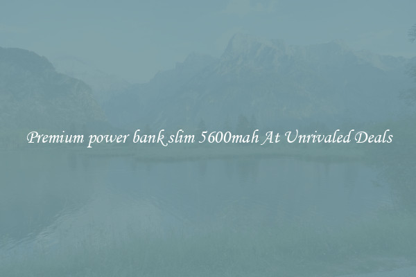 Premium power bank slim 5600mah At Unrivaled Deals