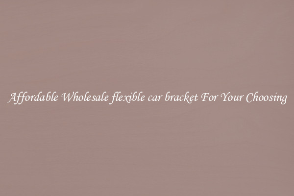 Affordable Wholesale flexible car bracket For Your Choosing
