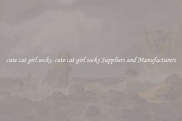 cute cat girl socks, cute cat girl socks Suppliers and Manufacturers