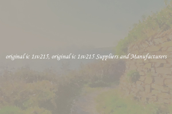 original ic 1sv215, original ic 1sv215 Suppliers and Manufacturers
