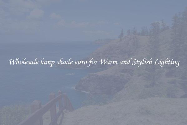 Wholesale lamp shade euro for Warm and Stylish Lighting